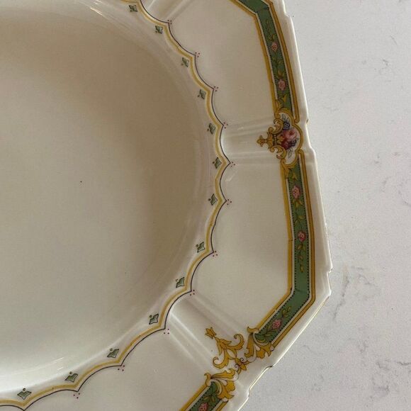 Vintage Old Knight-hood Furstenberg Brunswick Germany Platter, 16.5" x 12.25" - Picture 2 of 10